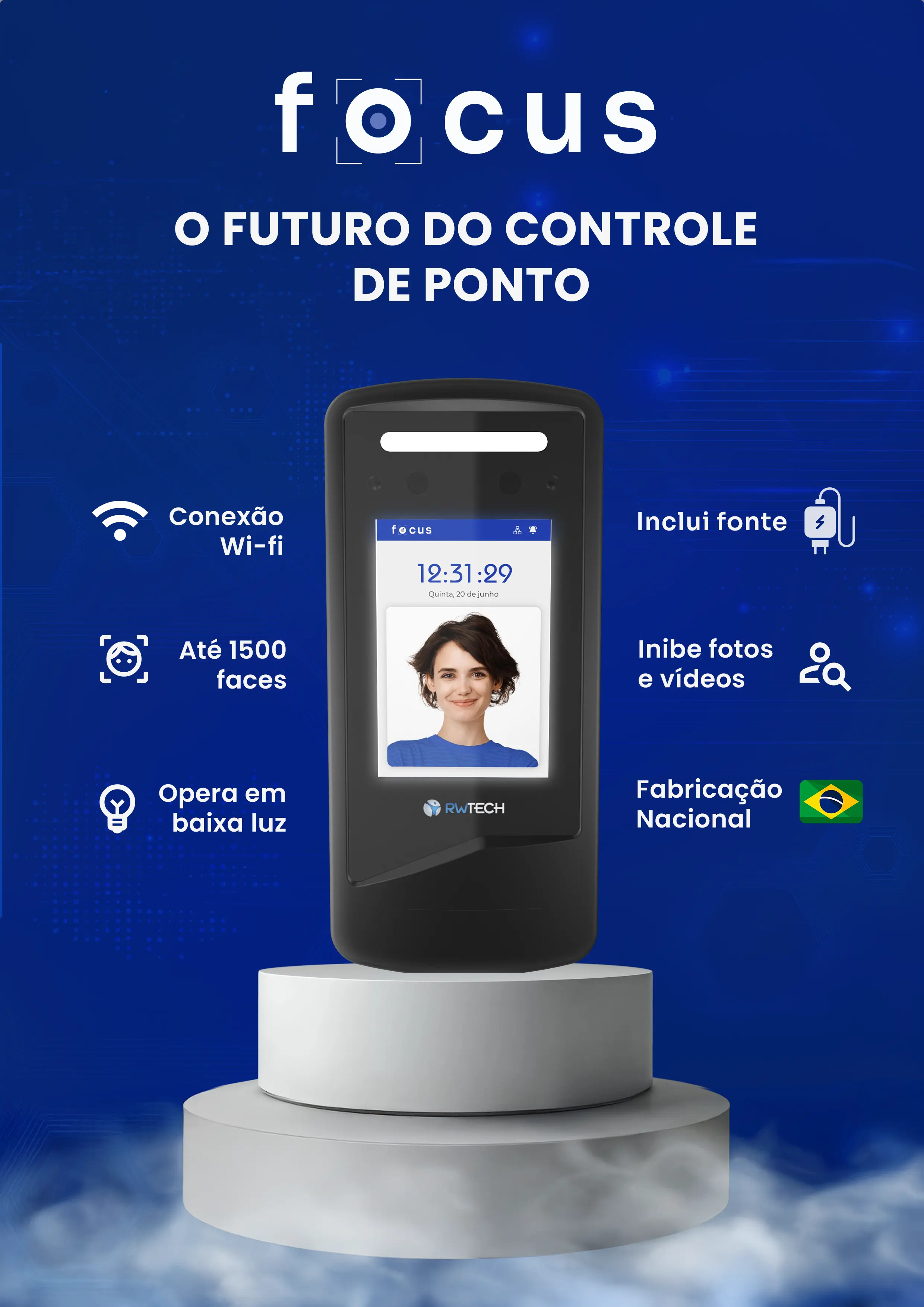 Relógio de Ponto Facial